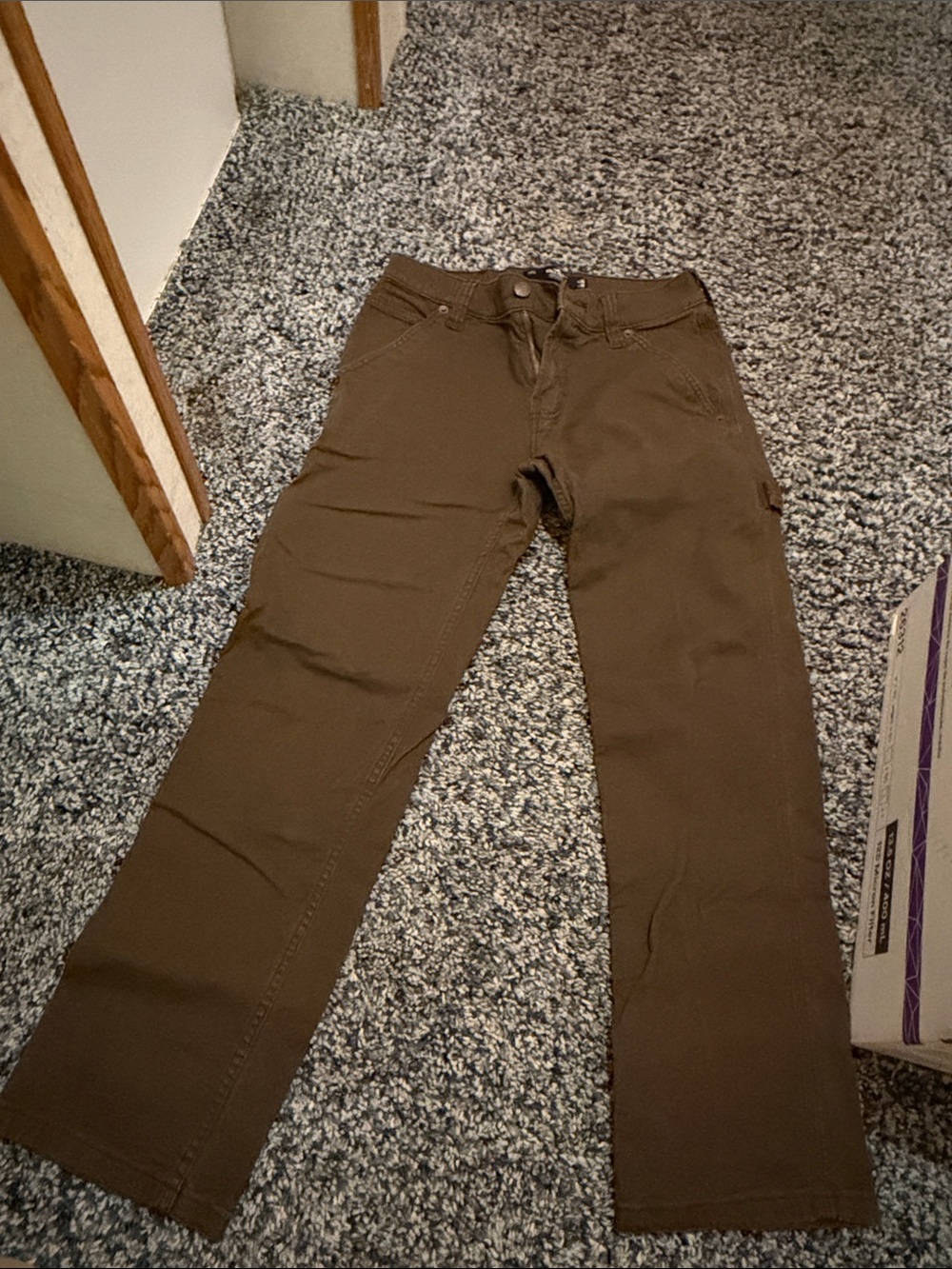 Hollister Brown Carpenter Pants with Utility Pocket